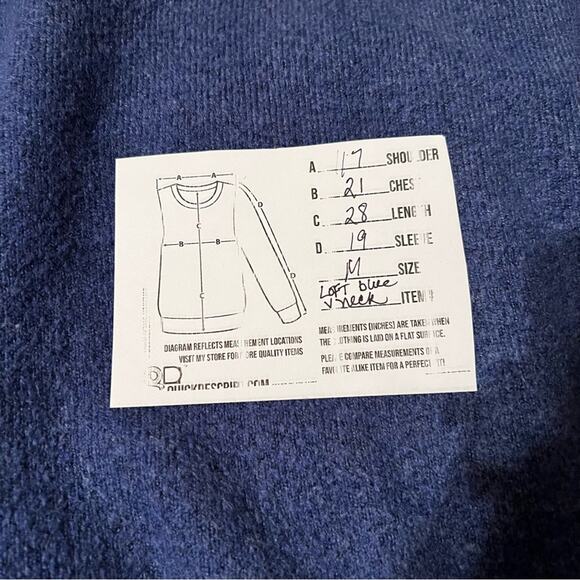 Loft pullover sweater.  Vee neck. Long Sleeve. Size Medium - Picture 5 of 6